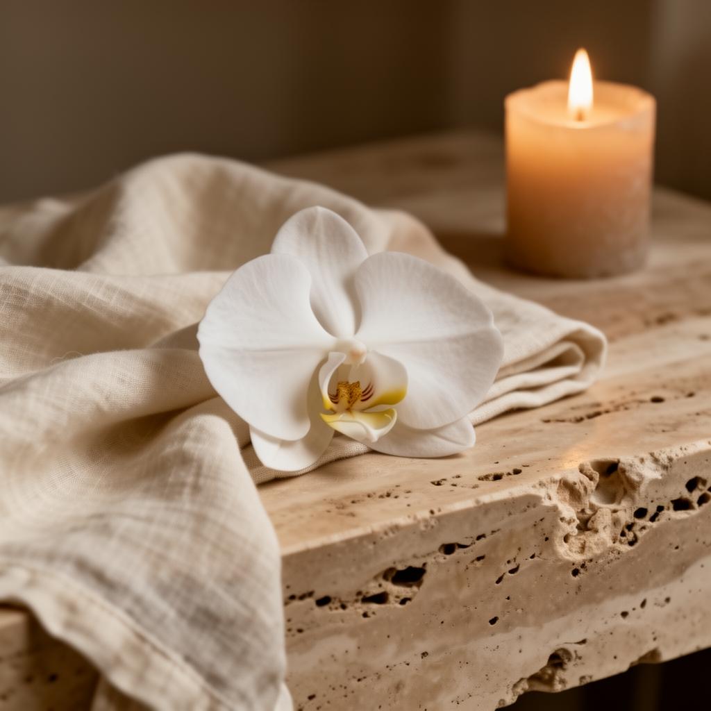 Orchid still life