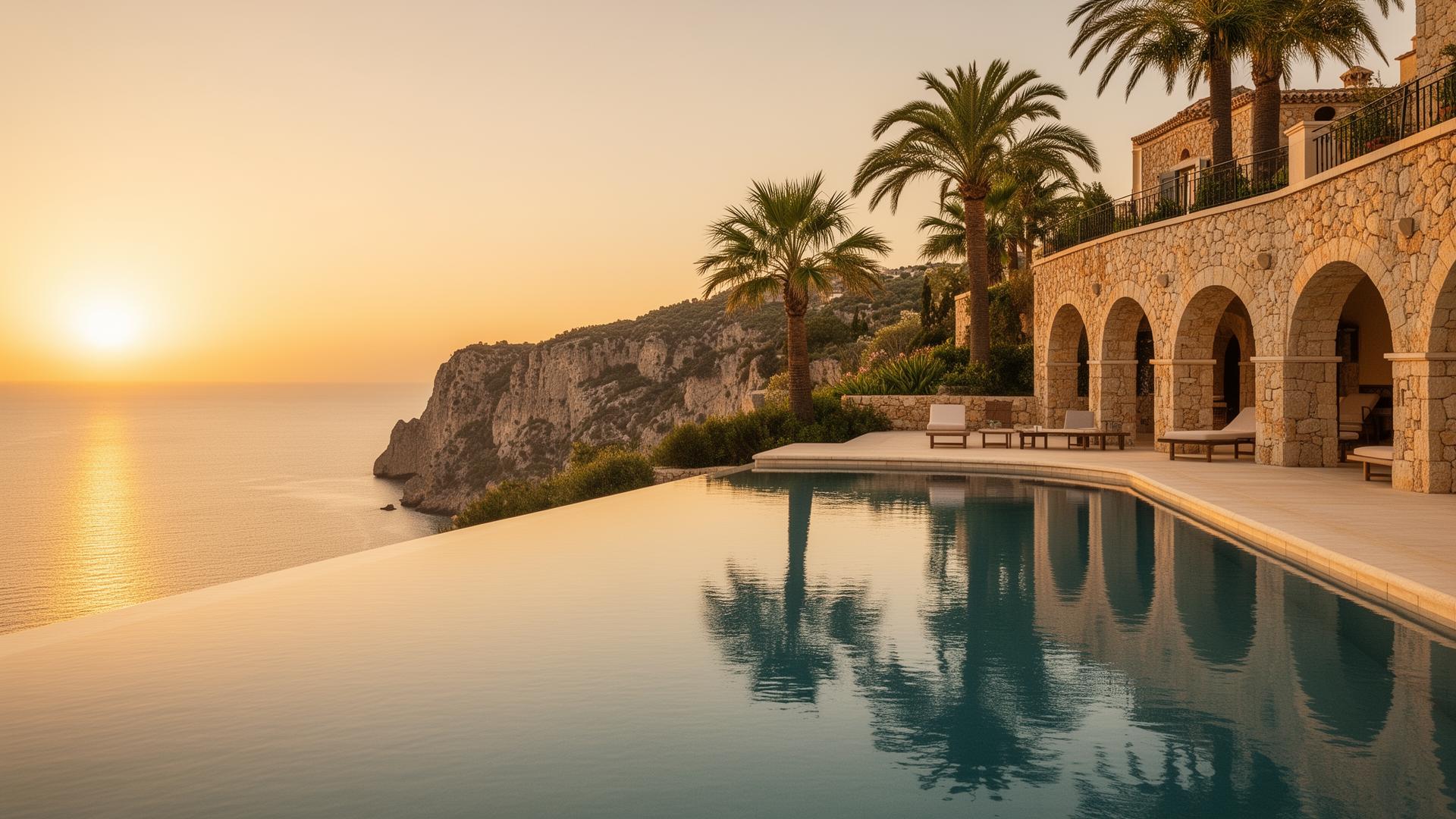 A private cliffside retreat